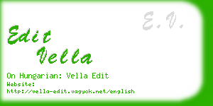 edit vella business card